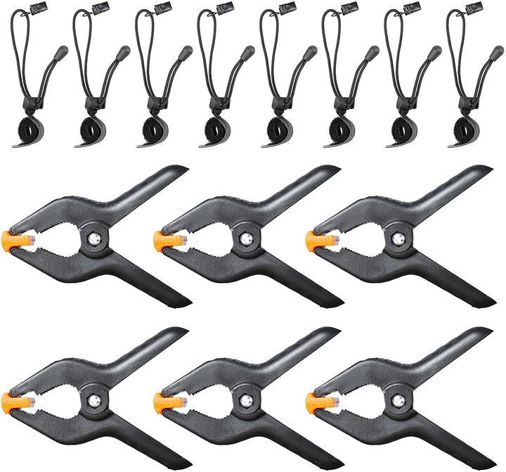 EMART Klemmzwingen Set, Klammern Fotohintergrund Gross und Hintergrund Klammer Halter für Fotowand H