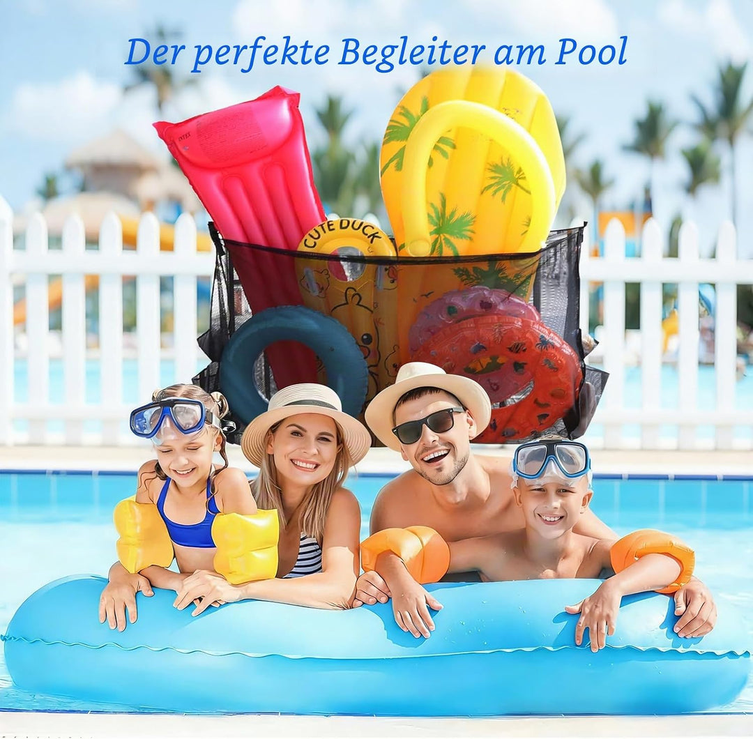 auvstar Pool Aufbewahrungstasche,Float Spielzeug Aufbewahrungsnetz,Hängendes Pools Aufbewahrungs Org