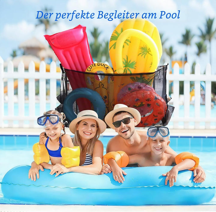 auvstar Pool Aufbewahrungstasche,Float Spielzeug Aufbewahrungsnetz,Hängendes Pools Aufbewahrungs Org