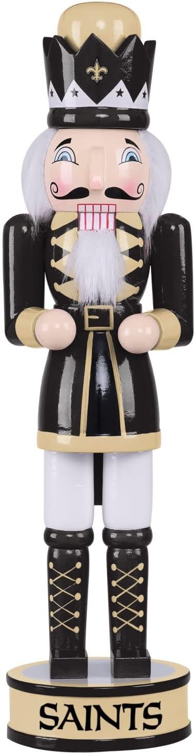 New Orleans Saints NFL Nussknacker Holzfigur 35cm