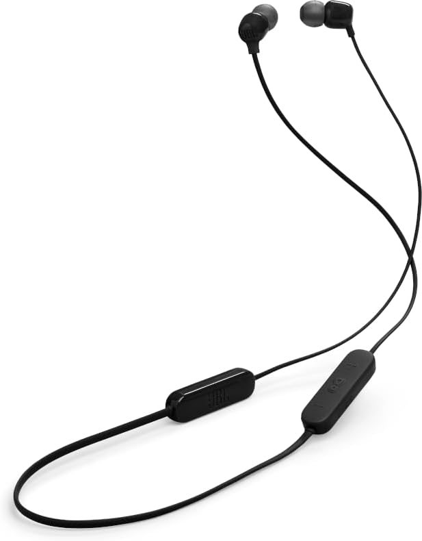 JBL Tune 135BT Bluetooth Wireless In Ear Kopfhörer mit 3 Tasten Mikrofon/Fernbedienung und Flachkabe