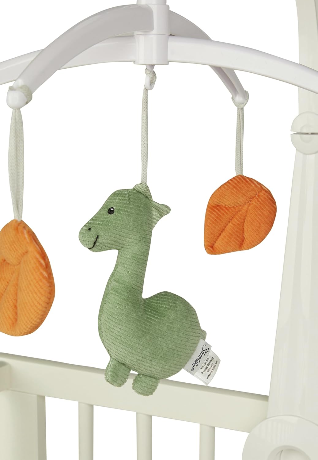 Sterntaler Mobile Dino Rexi - Baby Mobile mit Plüschfiguren aus weichem Feincord & Flausch wattiert
