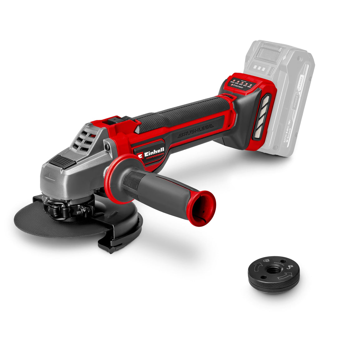 Einhell Professional Akku-Winkelschleifer TP-AG 18/125 CE Q Li Power X-Change (18V, Ø 125 mm, 33 mm