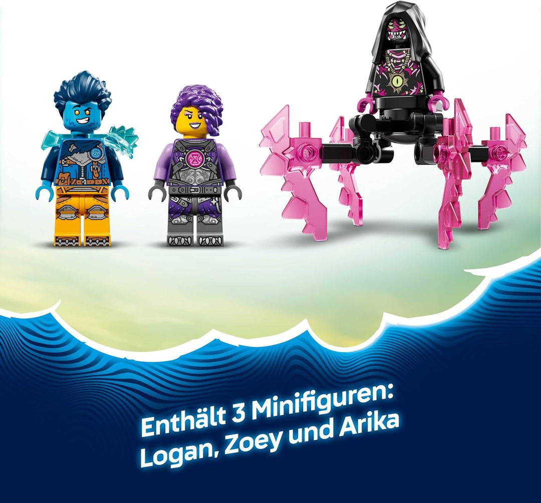 LEGO DREAMZzz 2in1 Krokodil-U-Boot - Spielzeug verwandelbar in Adler-U-Boot - inkl. 3 Minifiguren, 2