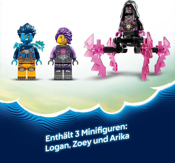 LEGO DREAMZzz 2in1 Krokodil-U-Boot - Spielzeug verwandelbar in Adler-U-Boot - inkl. 3 Minifiguren, 2