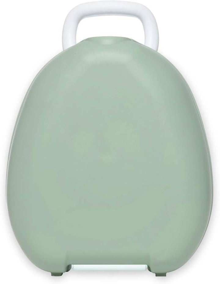 My Carry Potty - Grünes Pastell Reise-Töpfchen, preisgekrönter tragbarer Kleinkind-Toilettensitz für
