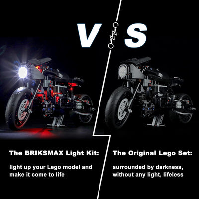 BRIKSMAX 42155 Led Licht für Lego The Batman – BATCYCLE - Compatible with Lego Technic Bausteinen Mo