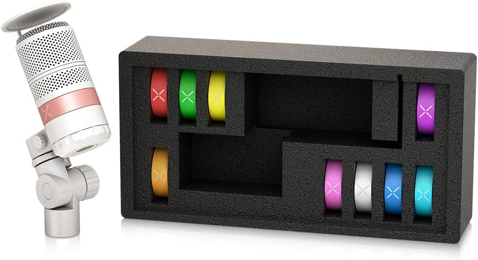 TC Helicon GoXLR MIC-WH Dynamisches Broadcast-Mikrofon mit integriertem Popschutz