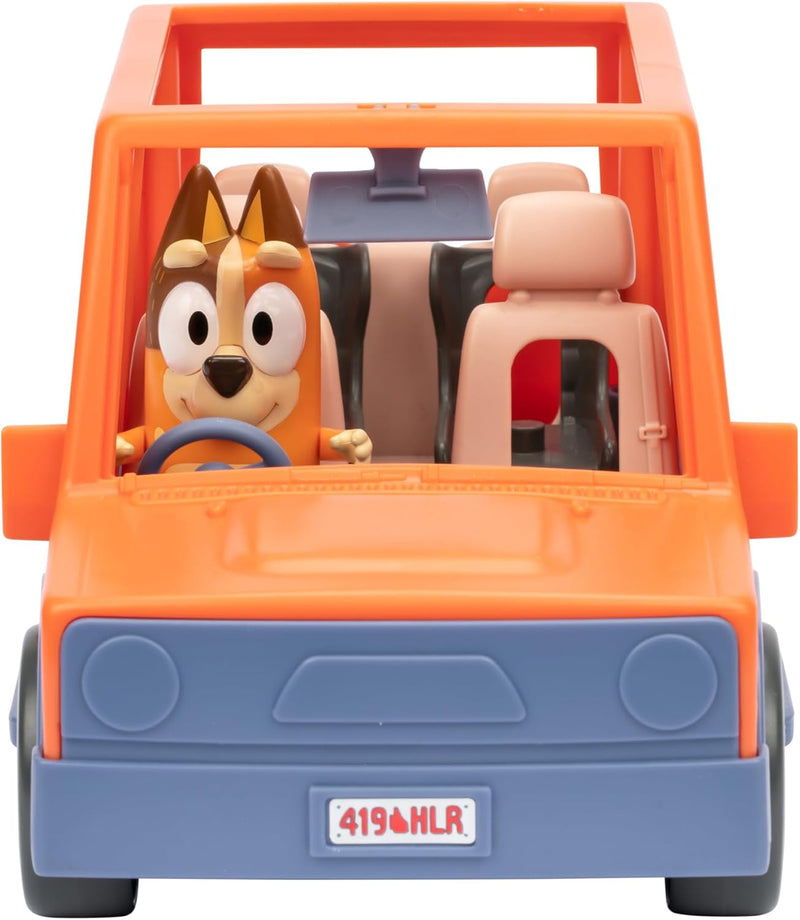 BlueY Heeler-Familienwagen; Ausflug mit Familie Heeler; enthält bewegliche Chilli-Figur; mit offenem