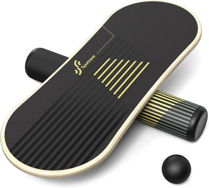 Sportneer Balance Board, 7 Modi Wackelbrett Indoorboard Skateboard Surf Balance Board mit verstellba