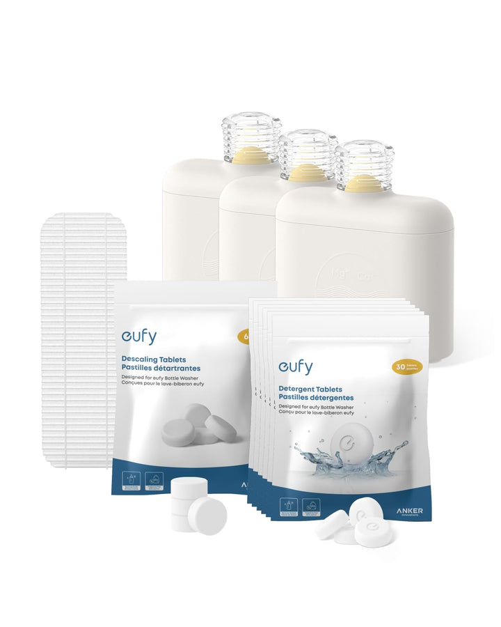 eufy 6-Monats-Wartungsset für Babyflaschen-Spülmaschine S1 Pro, Pflegeset mit integriertem Wasserent