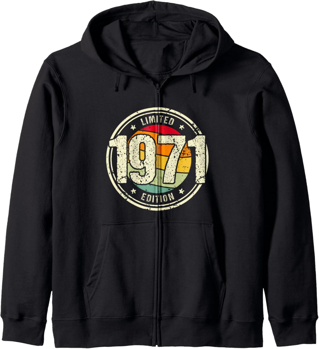Retro 53 Jahre Jahrgang 1971 Limited Edition 53. Geburtstag Kapuzenjacke