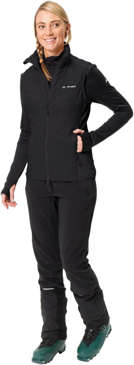 VAUDE Women's Women's Sesvenna Vest Iv Jacket 38 Schwarz, 38 Schwarz