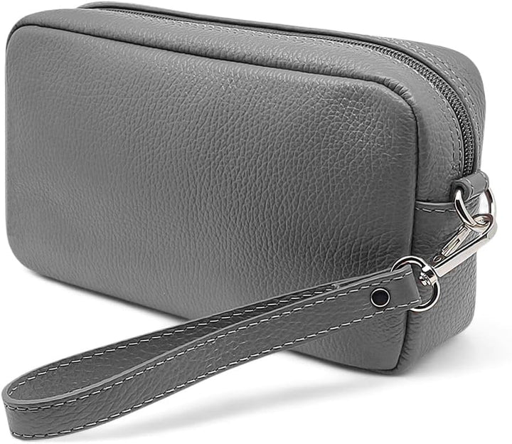 FAST WORLD SHOPPING ® Handtasche Echtes Leder Herren Tasche mit abnehmbarem Griff Handtasche Made In
