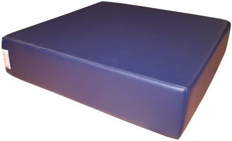 LUplus Orthopädische Sitzerhöhung 40x40x Höhe 10 cm Skai, DKL-blau