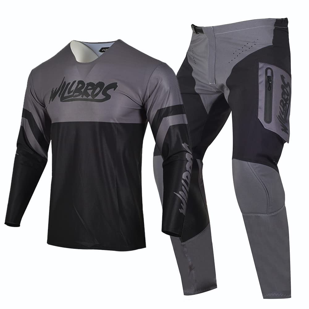 Willbros Motocross Jersey Hose Combo Männer Frauen Dreckiges Fahrrad MX Ausrüstungsset Offroad mit R