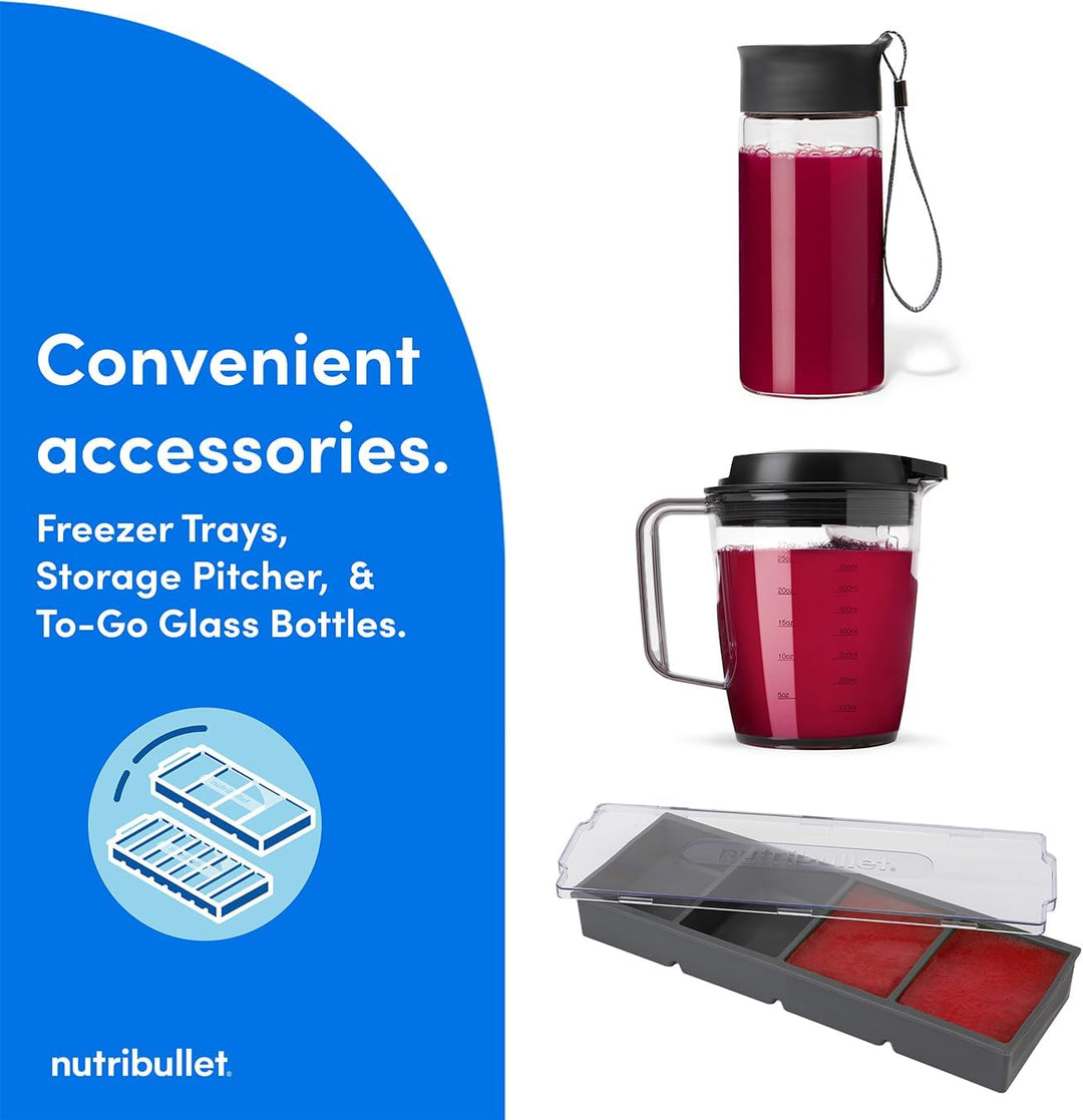Nutribullet Juicer Pro Compact 2 Liter Zellstoffbecken 1000 W schwarz