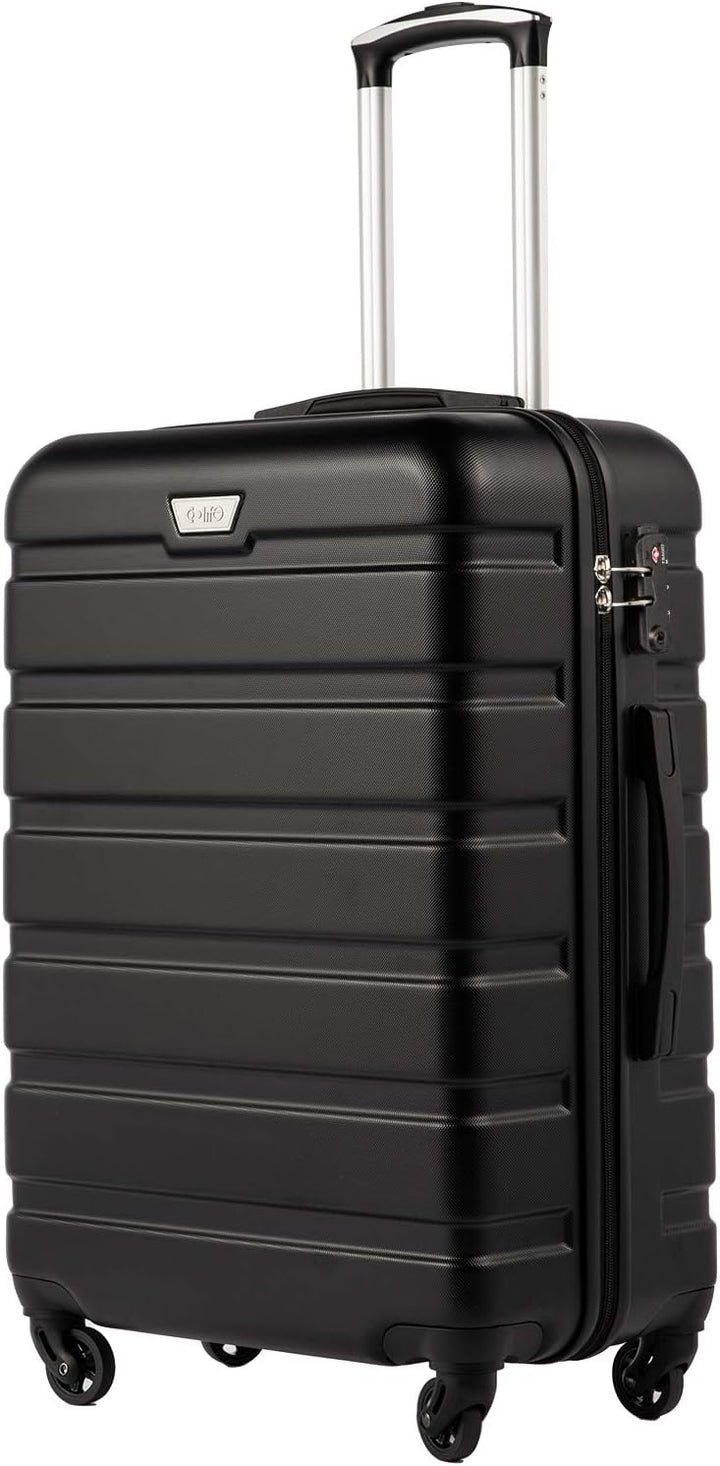 COOLIFE Hartschalen-Koffer Trolley Rollkoffer Reisekoffer ardschale Boardcase Handgepäck mit TSA-Sch