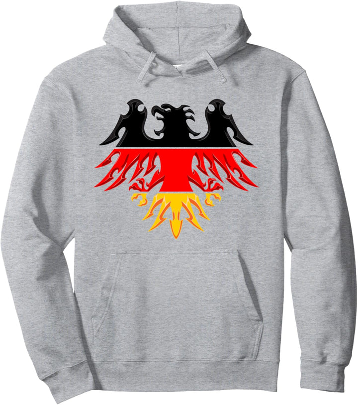 Deutscher Adler - Deutschland Adler Flagge Pullover Hoodie