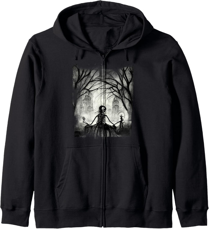 Dark Art Aesthetic Grunge Fairy Gothic Horror Kapuzenjacke