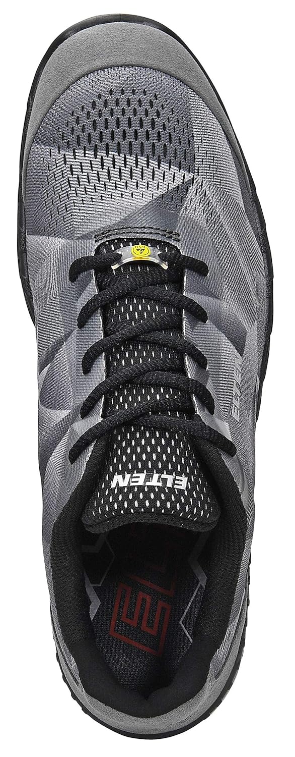 ELTEN Sicherheitsschuhe LANDON grey Low ESD S1, Damen und Herren, Textil, Stahlkappe, leicht, sportl