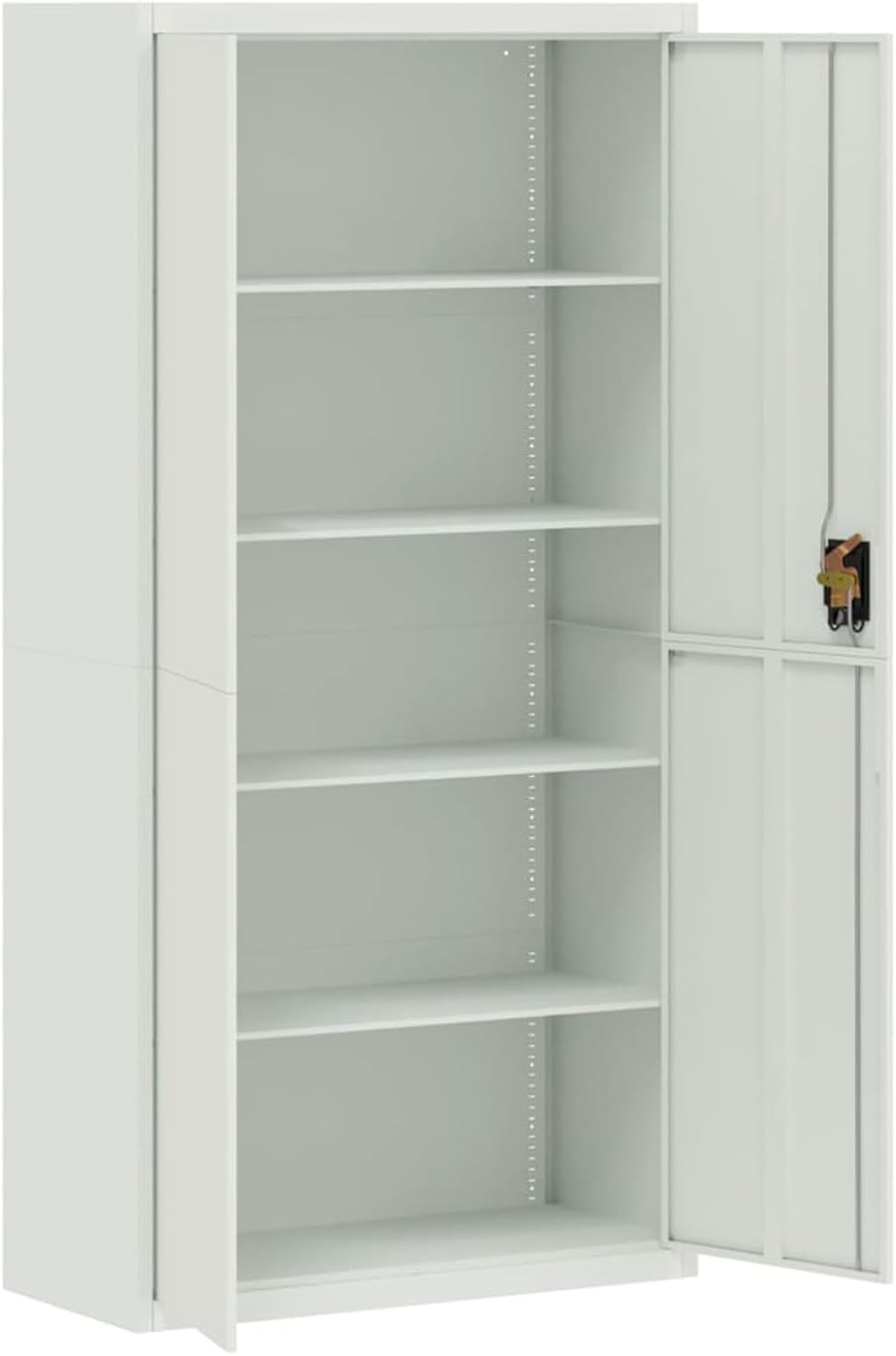 IKAYAA Aktenschrank Abschliessbar Büroschrank Metallschrank Stahlschrank Werkzeugschrank Metall Schr
