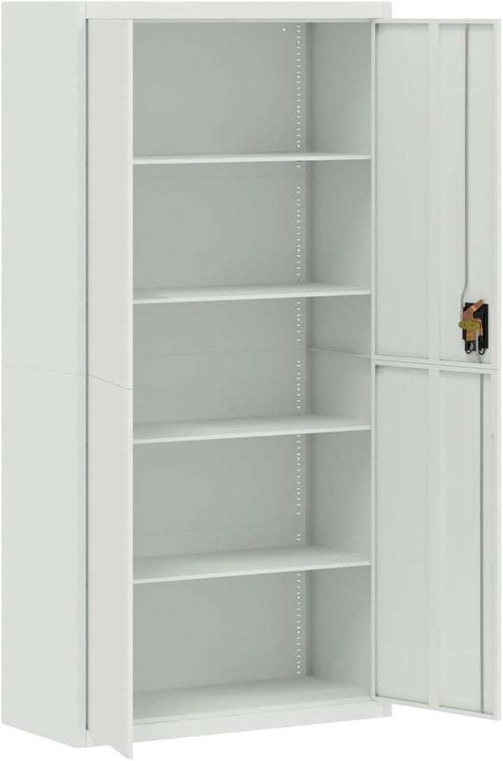 IKAYAA Aktenschrank Abschliessbar Büroschrank Metallschrank Stahlschrank Werkzeugschrank Metall Schr