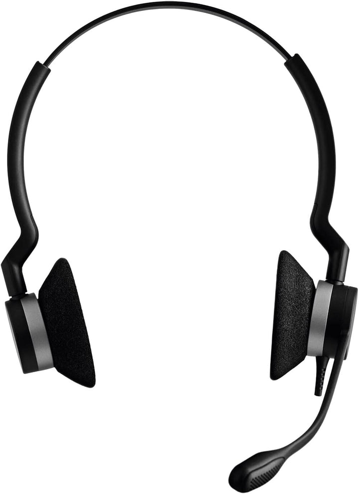 Jabra Biz 2300 USB-A UC On-Ear Stereo Headset - Unified Communications zertifizierter Noise Cancelli