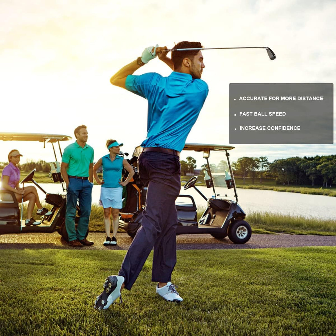 MAZEL Golf Forged Iron Set 9 Pieces, Premium Iron Club 3,4,5,6,7,8,9, P, S for Men Right-Handed, CNC