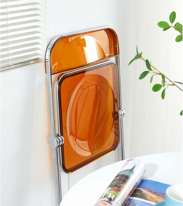 homewell Klappstuhl Angelstuhl Faltstuhl Acryl Campingstuhl praktisch robust leicht (braun 1 Stuhl),