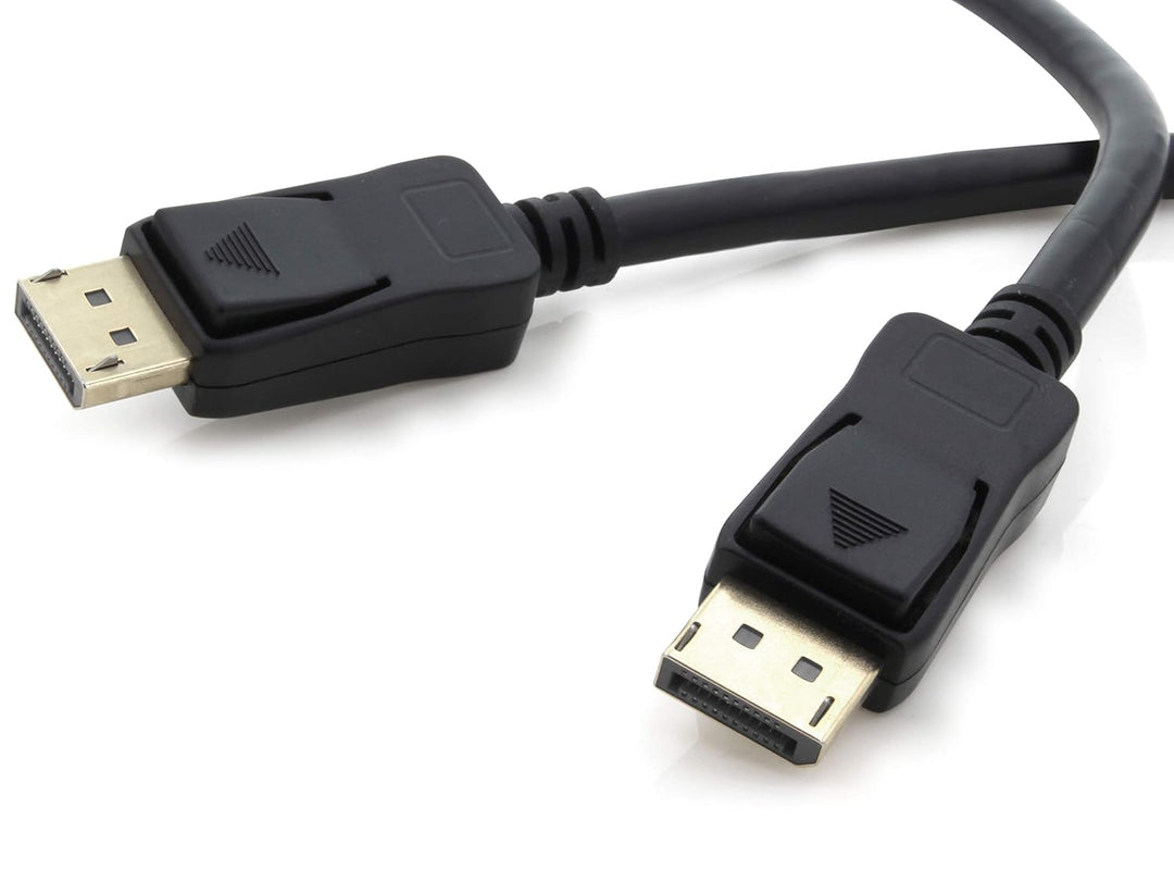 1aTTack.de 5 x DP Kabel 4K 60Hz - 1m -Displayport Kabel, DP 1.2 Bandbreite von max. 21,6 Gbit s 4K2K
