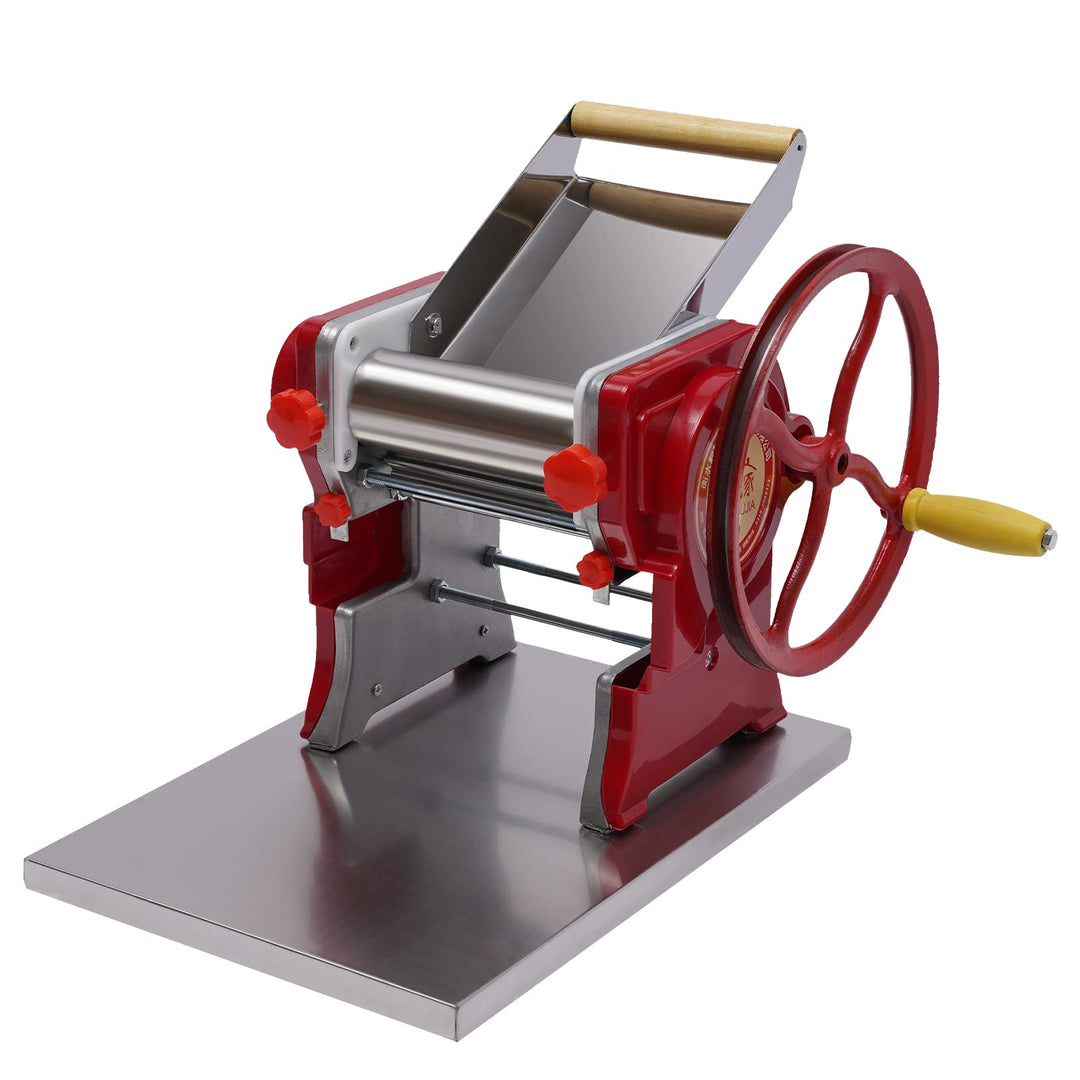 Manuelle Nudelmaschine, Edelstahl Pastamaschine Pasta Maker Maschine für 0.5-5mm Nudeldicke, Nudelsc