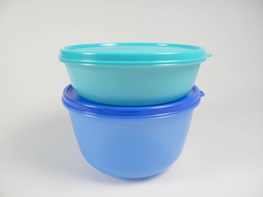 TUPPERWARE Kühlschrank Clarissa 2 L dunkelblau + 1 L türkis Hit-Parade Panorama
