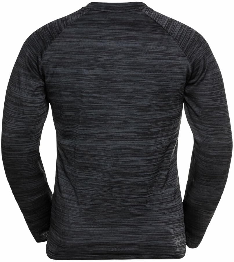 Odlo Herren Run Easy Warm_313612 Sweater (1er Pack) XL Black Melange, XL Black Melange