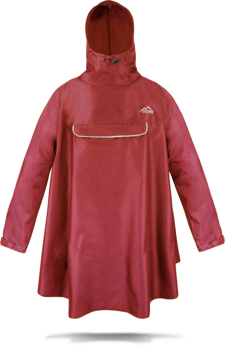 normani Regenponcho mit Ärmeln und Brusttasche für Damen und Herren (S-3XL) -YKK Brusttasche und 3M™