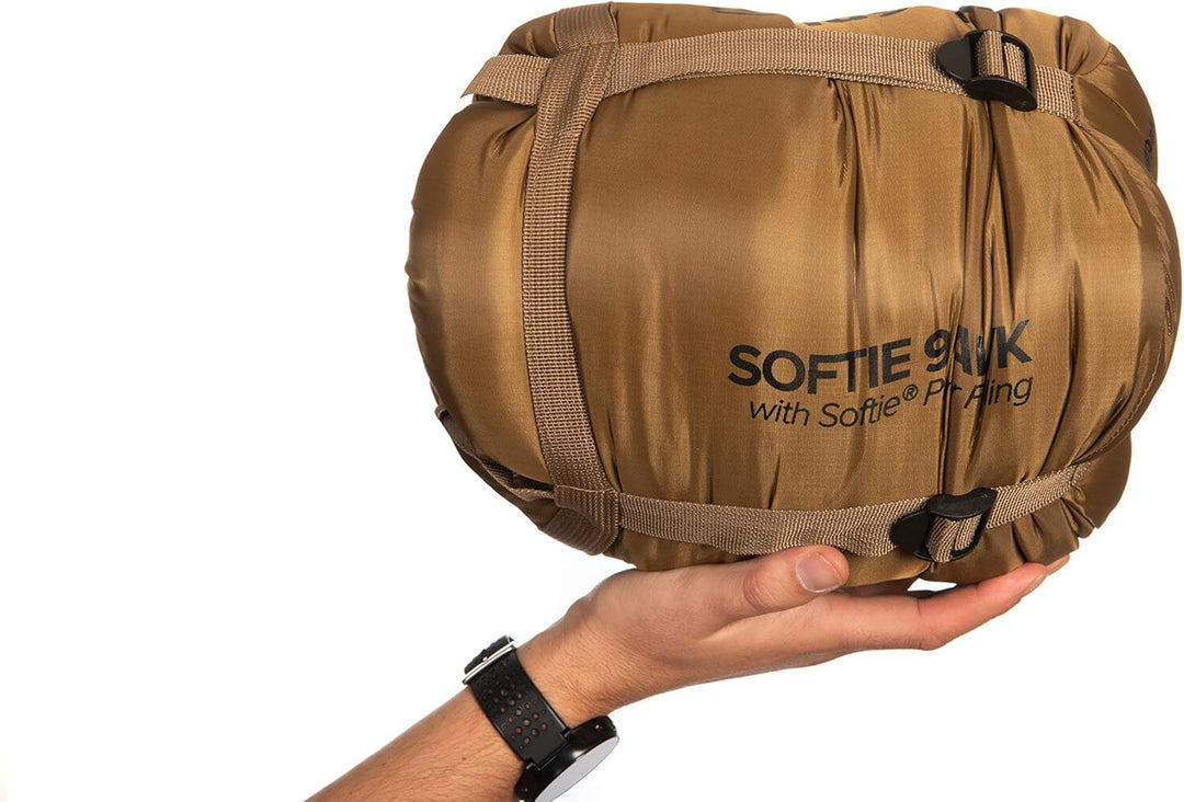 SnugPak Softie 9 Hawk Sleeping Bag Coyote Rechts Zip, Coyote Rechts Zip