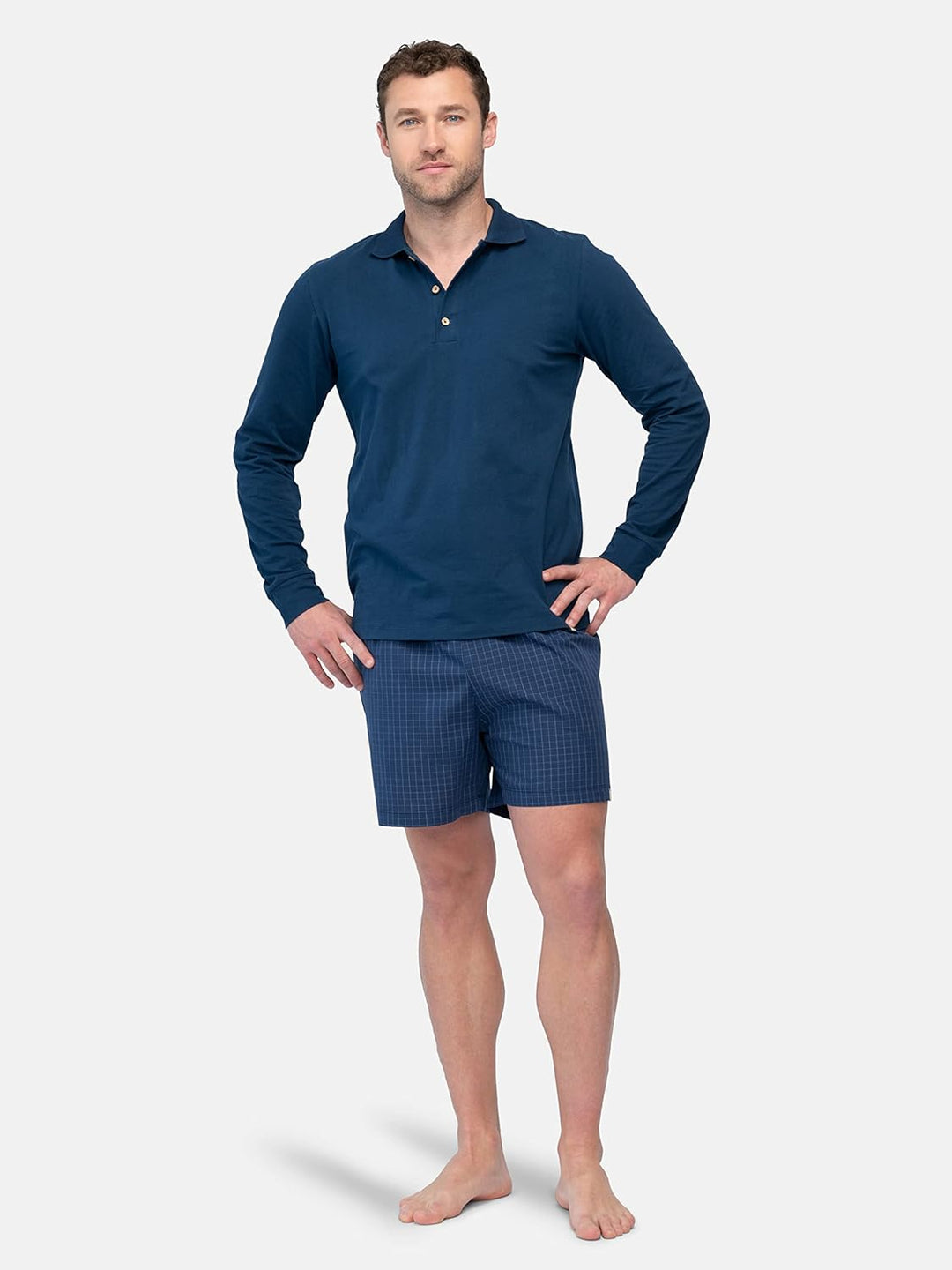 greenjama Herren Pyjama-Shorts Pyjamaunterteil XXL Ultramarine, XXL Ultramarine