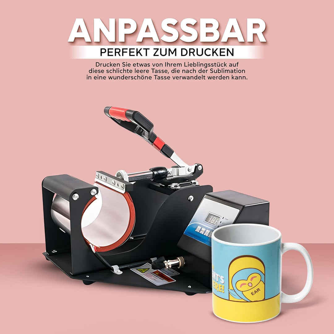 Acen Merchandise Sublimationstassen ohne Druck aus hochwertiger | Keramik inzeln oder im Set | Subli