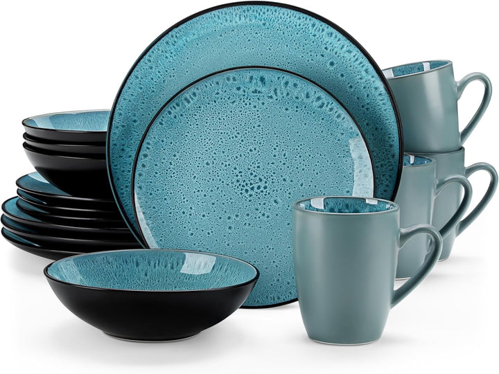 Tafelservice Steingut, vancasso Bubble Geschirr Set