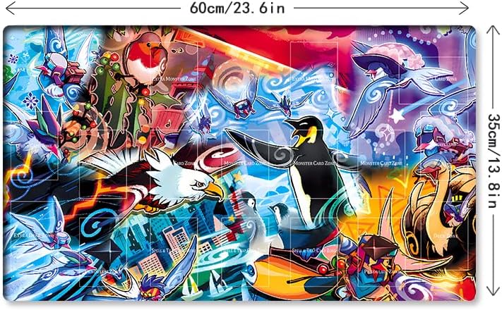 Mlikemat Playmat Floowandereeze TCG CCG OCG Sammelkartenspielmatte mit Zonen + gratis Tasche (ZD014-