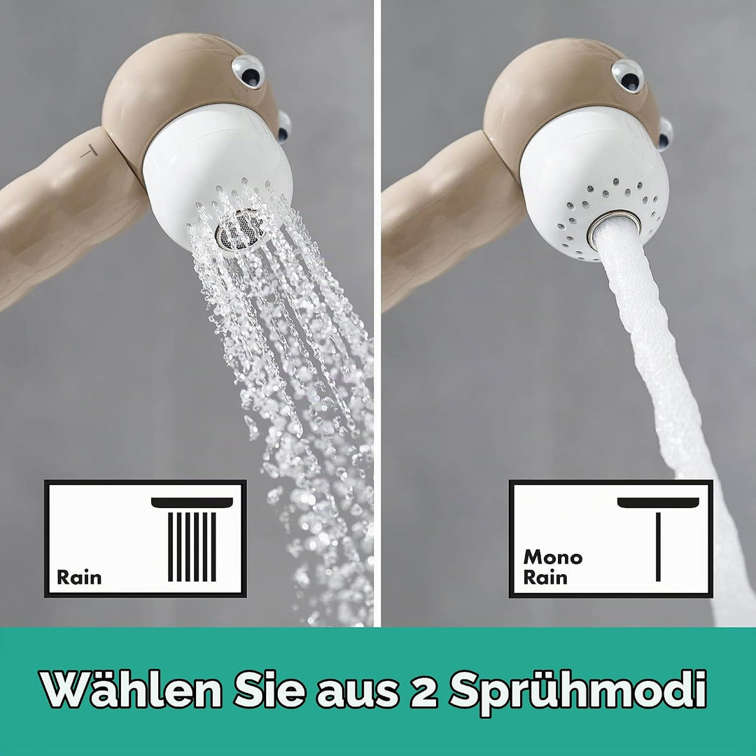 hansgrohe Kinderhandbrause Jocolino, Duschkopf für Kinder, 2 Strahlarten, Taufgeschenke, Geschenke z