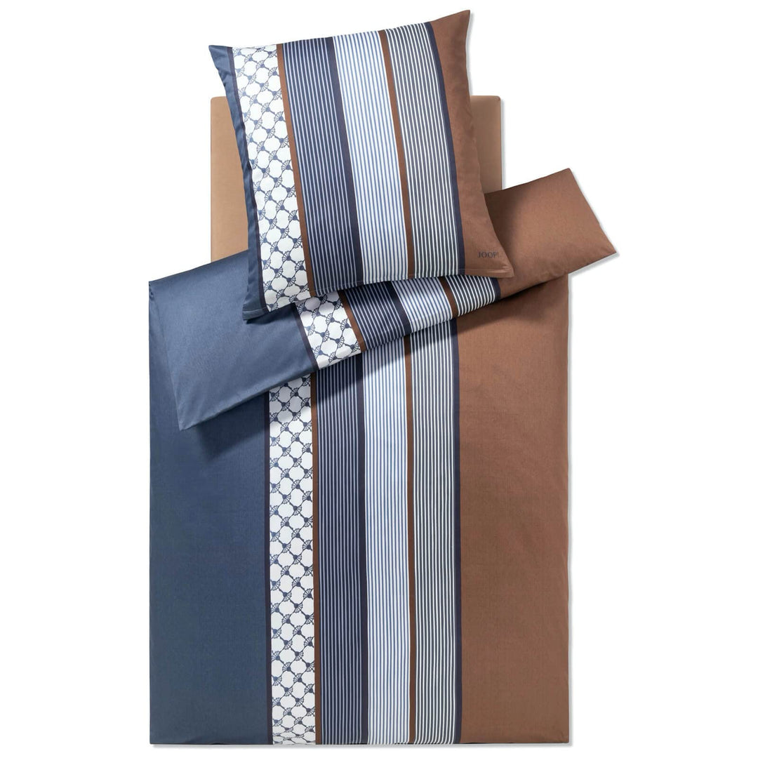 Joop! Bettwäsche Cornflower Stripe deep Ocean 1 Bettbezug 200 x 200 cm + 2 Kissenbezüge 80 x 80 cm