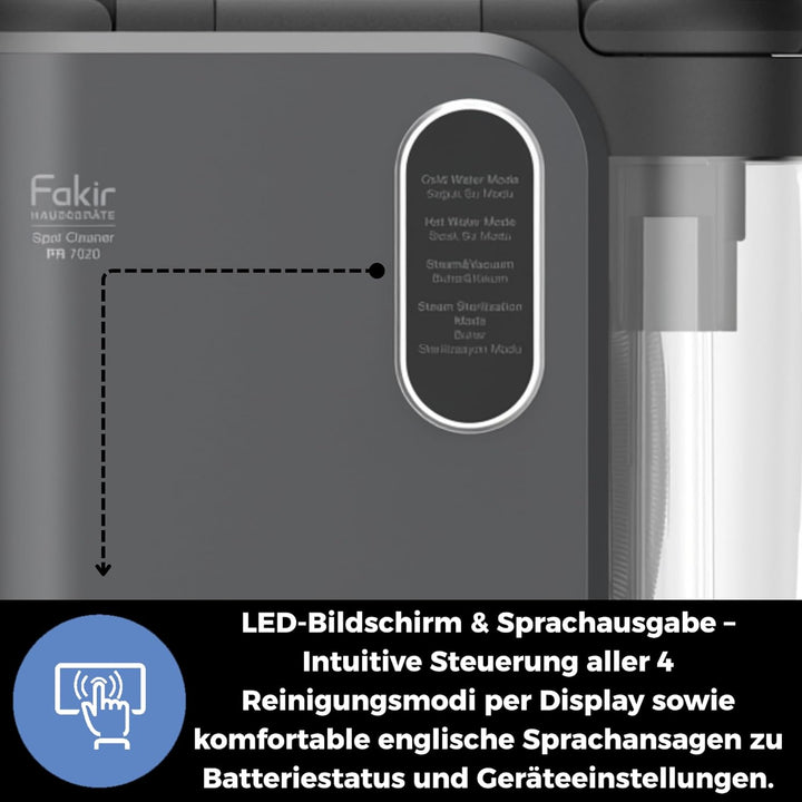 Fakir SDA Dampf/Fleckenreiniger schwarz Spot Cleaner PR 7020