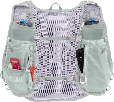 CAMELBAK Herren Zephyr Trinkweste Einheitsgrösse Grey / Blue, Einheitsgrösse Grey / Blue