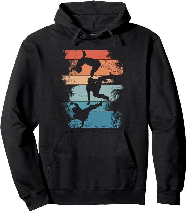 Retro Breakdance Männer Junge Tänzer Pullover Hoodie
