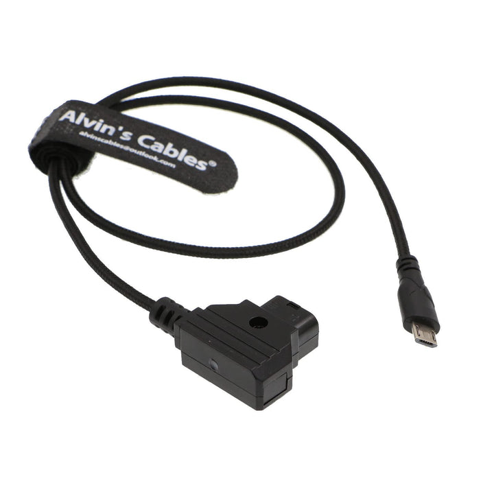 Alvin's Cables Micro USB zu D Tap Motor Stromkabel für Tilta Nucleus Nano gerader micro usb, gerader