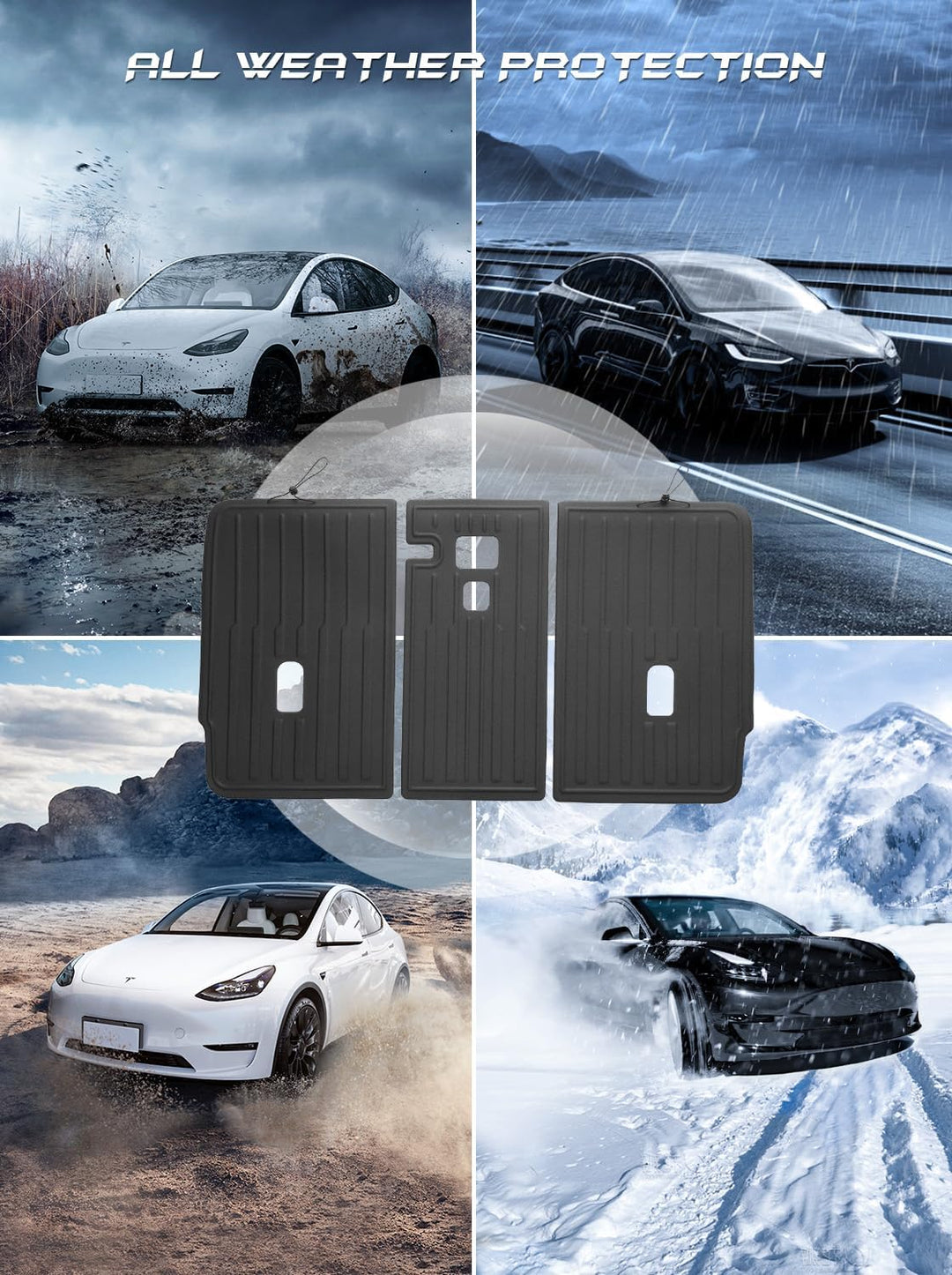 ASZSK Rücksitzlehnenpolster für Tesla Model Y (5 Sitze) 2025 Juniper, Rücksitzlehnenschutz, Sitzschu