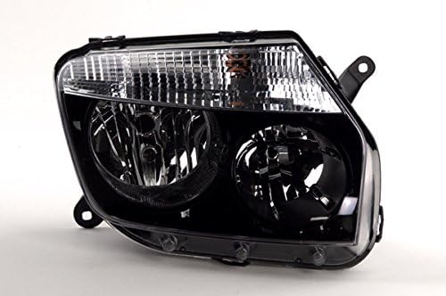 Johns, Scheinwerfer Satz passend für Dacia Duster Scheinwerf.satz Set schwarzer H7/H1 li. re. ab 04/