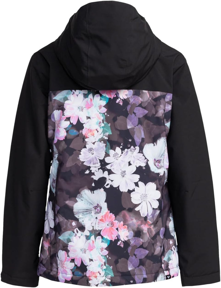 Roxy Damen Galaxy Jk Windjacke (1er Pack) M True Black Blurry Flower, M True Black Blurry Flower