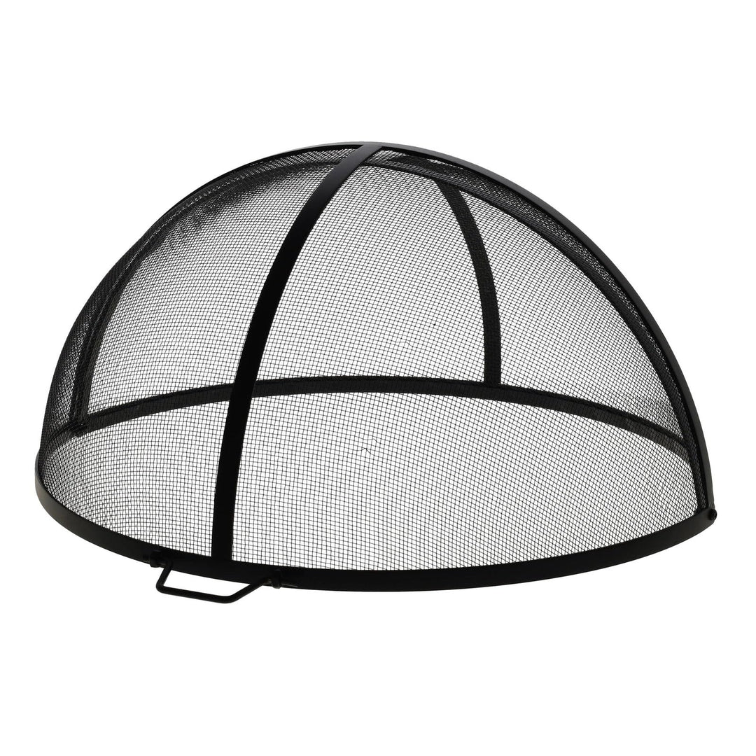 Esschert Design Feuerstellengitter, Funkenschutz, halbkugel, faltbar, ca. 60 cm x 60 cm x 33